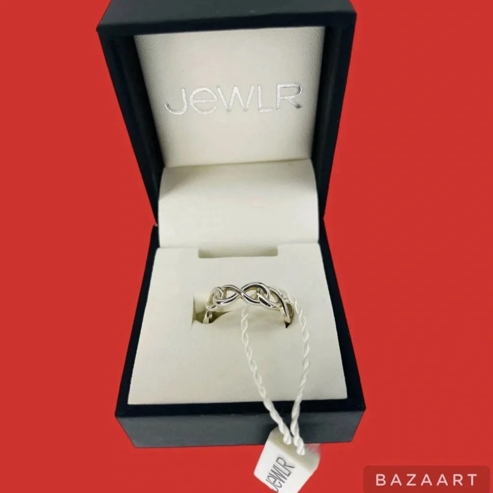 Sz 6 925 silver triple infinity ring by jewlr for daughter